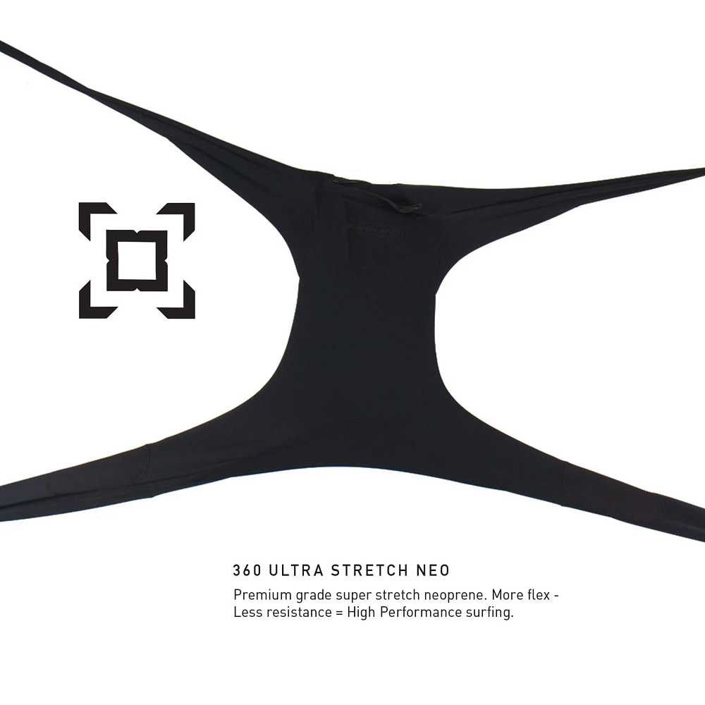 Top Néoprène OCEAN EARTH 1.5mm Manches Courtes Double Black